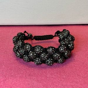 Black beaded bracelet